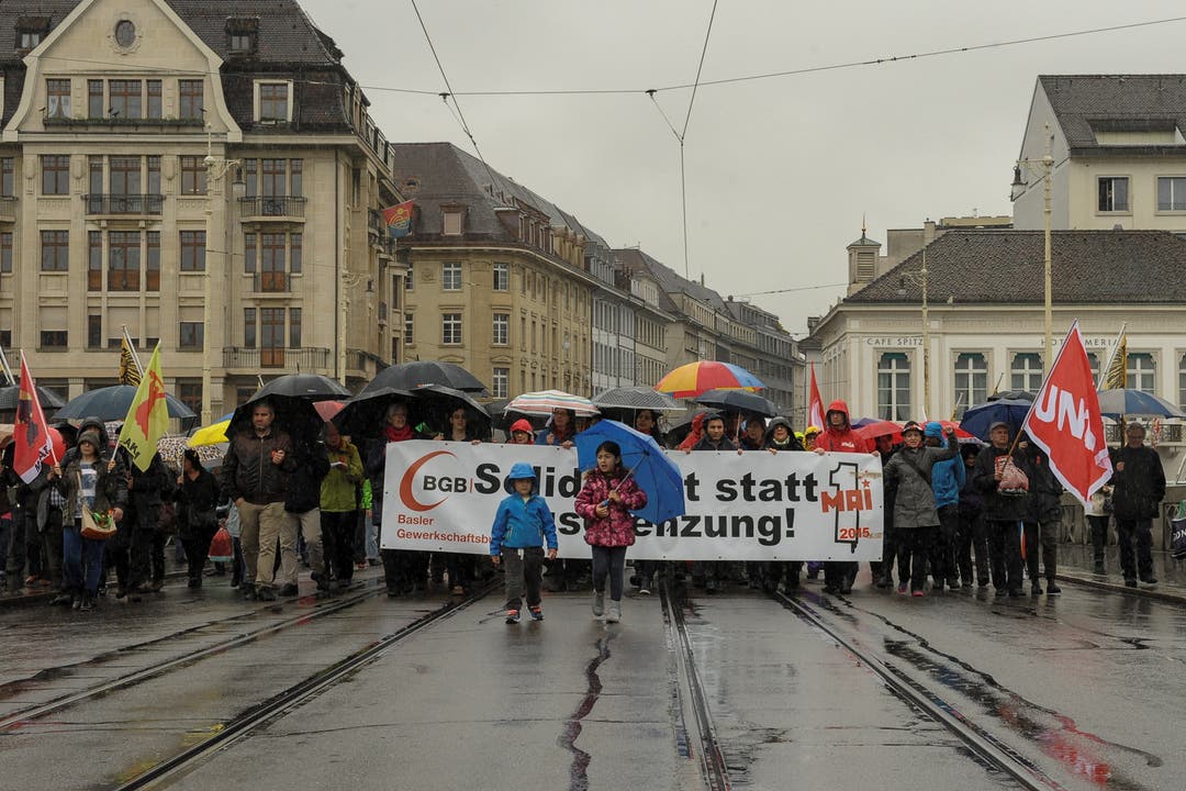 1.-Mai-Demo in Basel