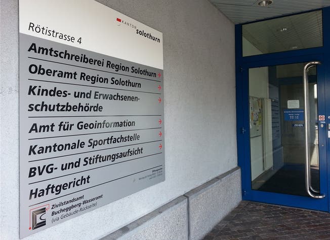 BVG- und Stiftungsaufsicht an der Rötistrasse 4 gegenüber dem Hauptbahnhof in Solothurn.