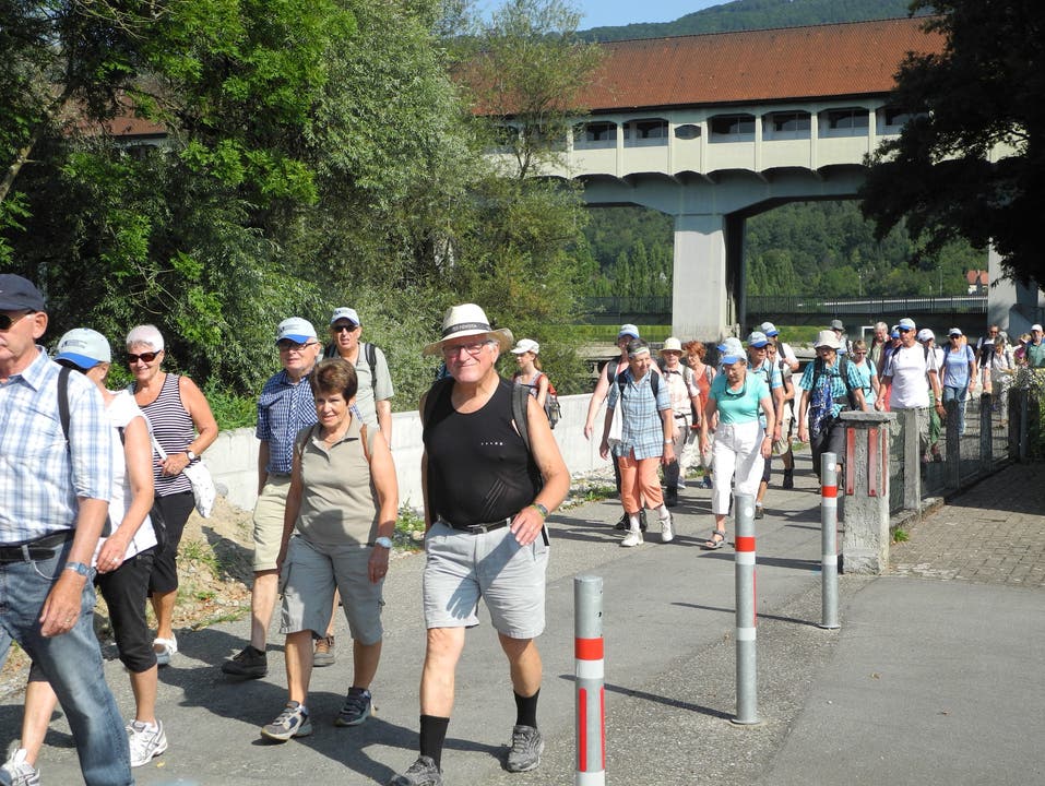 Am Oltner Stadtrand vor einer der längsten Brücken Solothurns