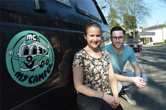 Mirjam Affolter und Michele Matt wollen die private Camper-Vermietung fördern. Ihr Unternehmen «MyCamper» bietet auf dem Internet eine Sharing-Plattform an.