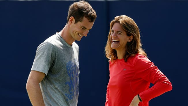 Andy Murray und Amélie Mauresmo verstehen sich bestens.