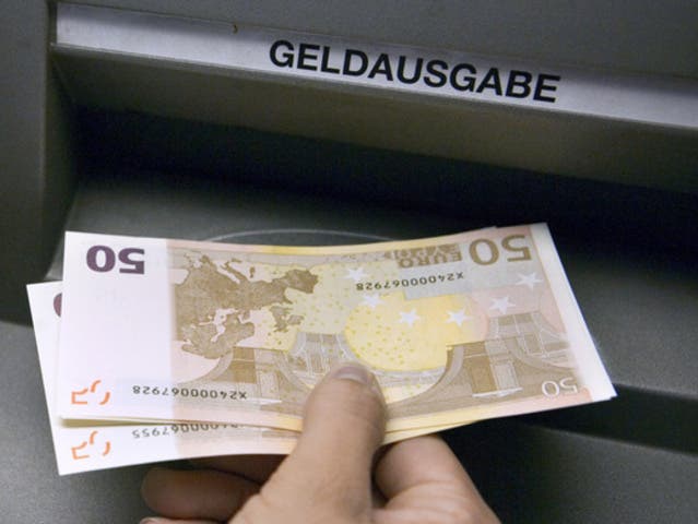 Am Donnerstag war es nicht überall und ständig möglich, Euros am Bancomaten zu erhalten. (Symbolbild)