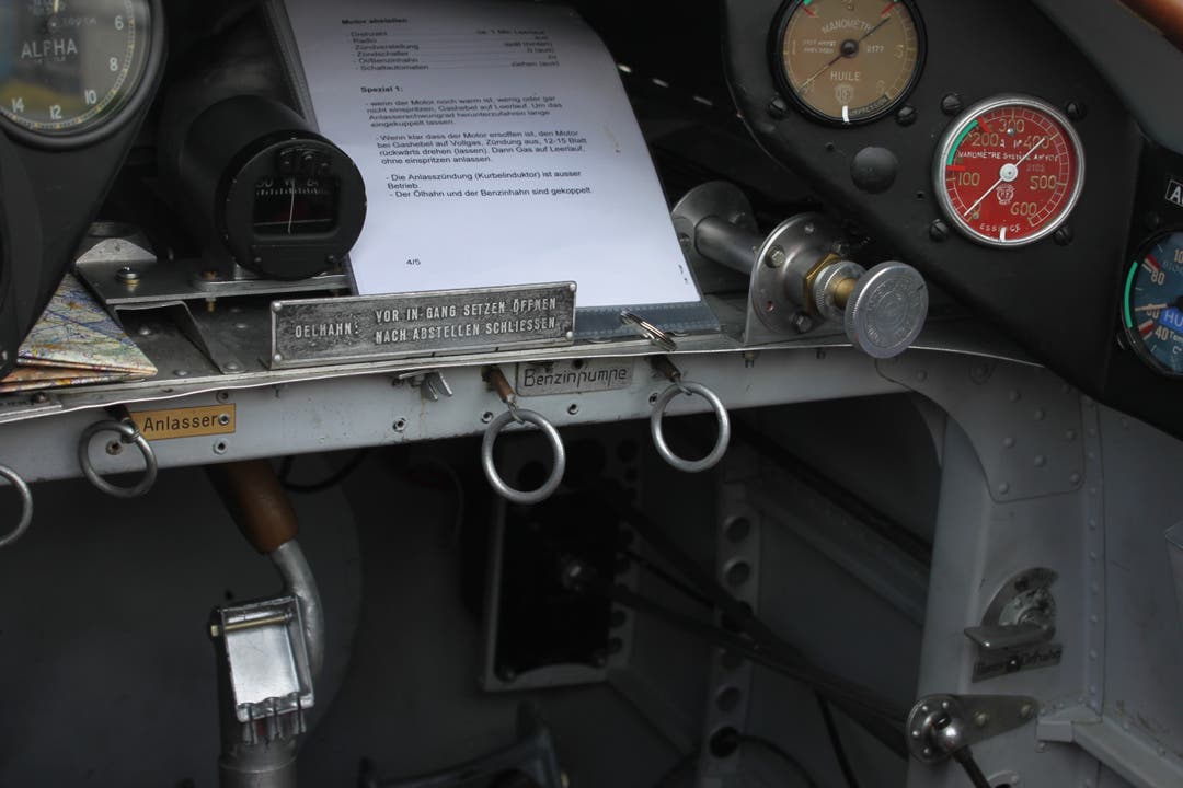Blick ins Cockpit