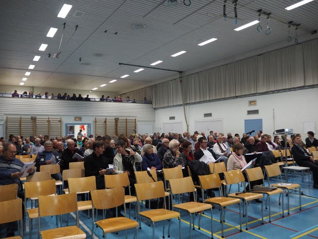 An der Gemeindeversammlung vom 23. November waren 146 Stimmbürger anwesend.