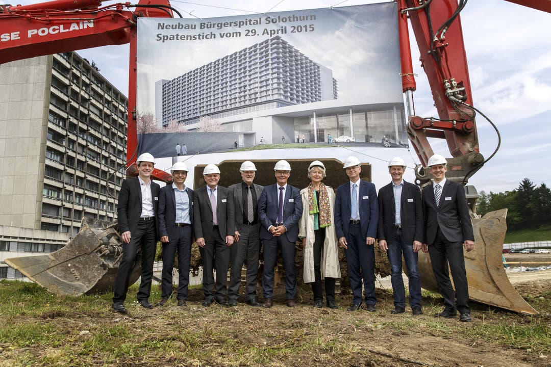 Spatenstich für den Neubau des Bürgerspitals Solothurn