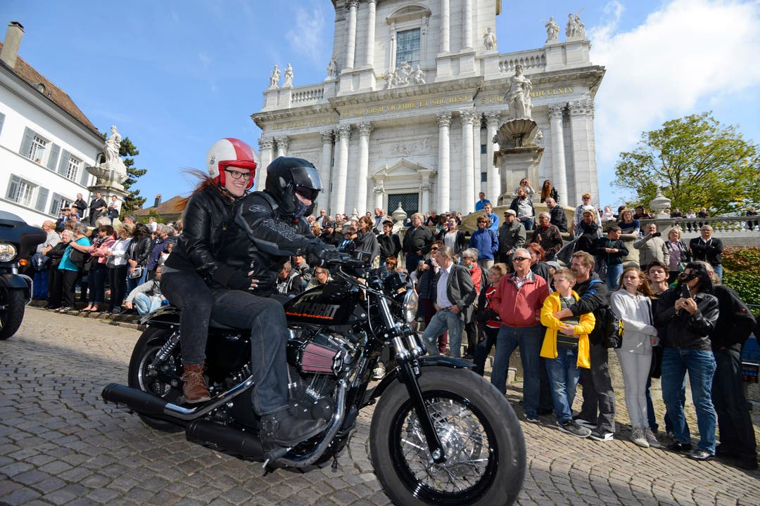 Harley Parade an der HESO.