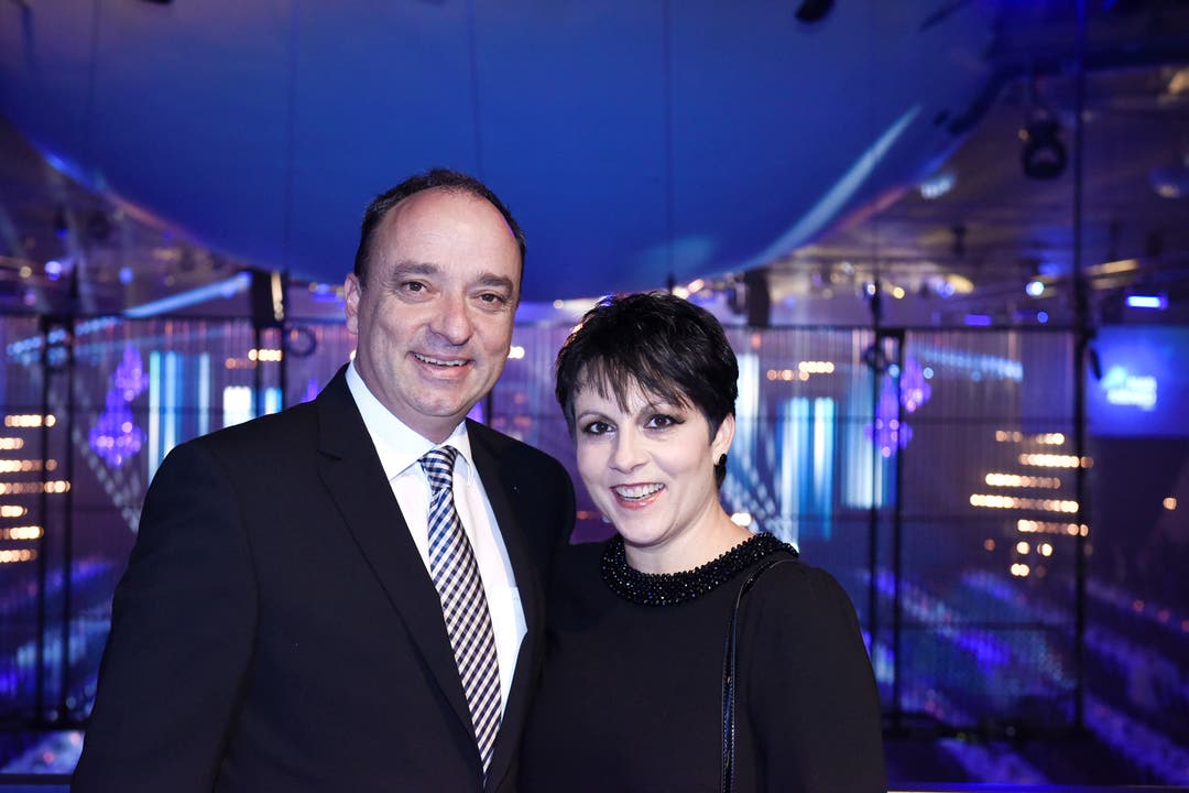 Grossratspräsident Markus Dieth und seine Frau Desirée