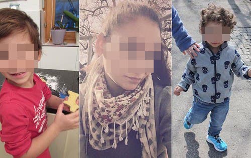 Die Vermissten: Eray Serdar, Mutter Derya Kobu-Meletlioglu und Berkay Mikail.