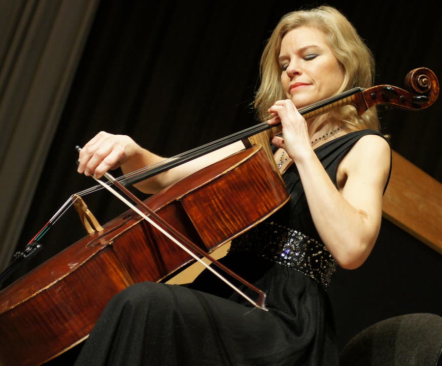 Cellistin Bettina Macher vom Trio Artemis