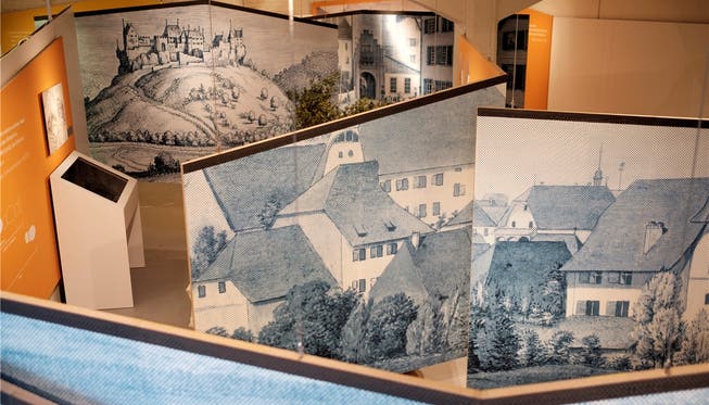 In der Ausstellung «Stadt in Sicht!» im Burghaldemuseum wird Lenzburgs Altstadt museal verdichtet dargestellt. Mario Heller