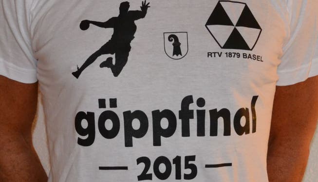 Der RTV hat ein spezielles „göppfinal“-Fan-Shirt kreiert, das zudem die Mannschaft als Einlaufdress tragen wird.