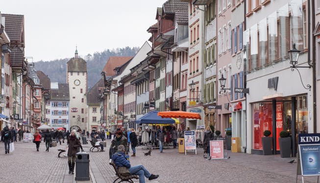Die Waldshuter Altstadt am Freitag nach dem Aus für den Euro-Mindestkurs: Alles ruhig.