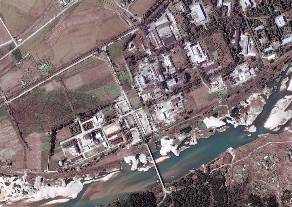 Die Anlage Yongbyon aus der Satellitenperspektive.