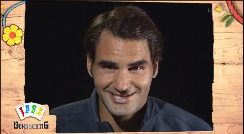 Roger Federer gratuliert der Sendung zum Jubiläum und kündet einen Auftritt an
