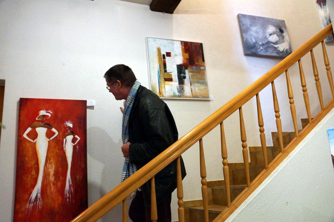 Künstlerische Vielfalt auf allen Treppenaufgängen und in jeder Nische des Dormuseums Lengnau