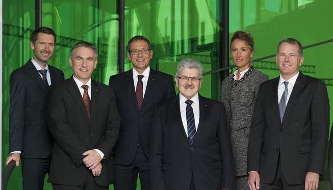 Der Aargauer Regierungsrat im Jahr 2014
