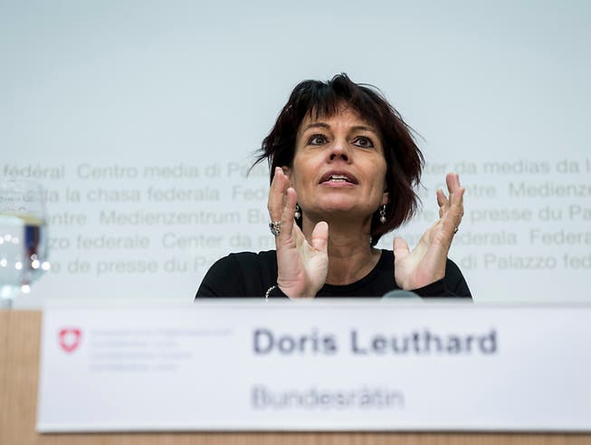 Bundesrätin Doris Leuthard erklärt die Schweizer Position für die Klimaverhandlungen von Paris.