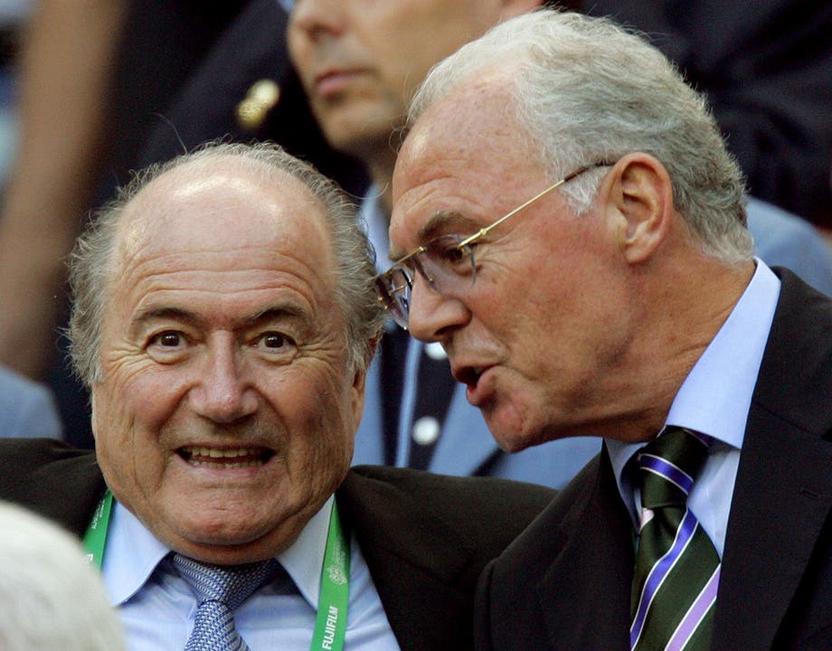 Blatter mit Franz Beckenbauer 2006