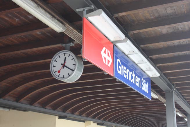 Der Bahnhof Grenchen Süd.