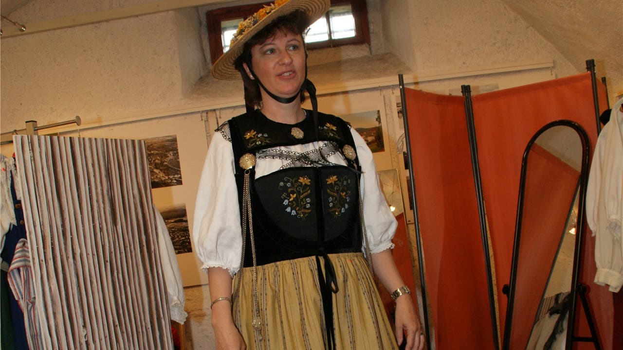 Brigitte Siegrist aus Rupperswil hat eine Seetaler Festtagstracht gefunden, die perfekt zu ihr passt.