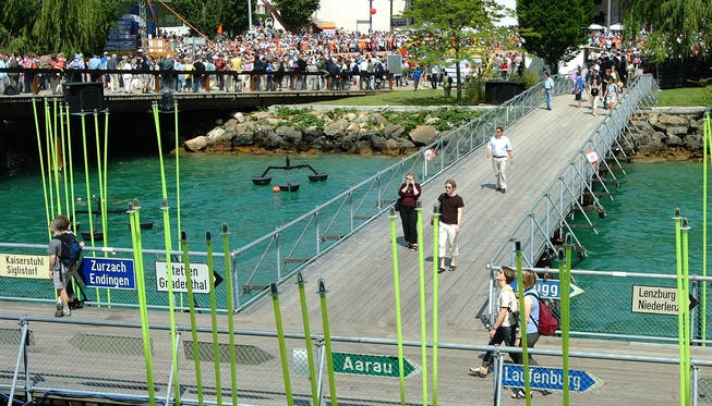 Drei-Seen-Expo von 2001: Mit einer Landesausstellung im Aargau könnte man an ihr «Ausfahrt Aargau»-Motto anknüpfen.