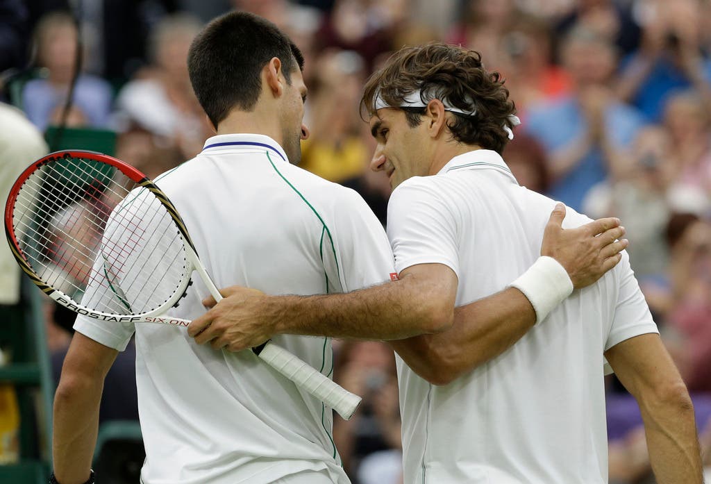 Wimbledon 2012 Der König hat seinen Thron wieder eingenommen! Federer gewinnt 6:3, 3:4, 6:4 und 6:3 und übernimmt später als Sieger erstmals seit Mai 2010 wieder die Führung in der Weltrangliste.