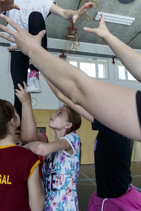 Workshop Cheerleading, begleitet von Flavia Schranz