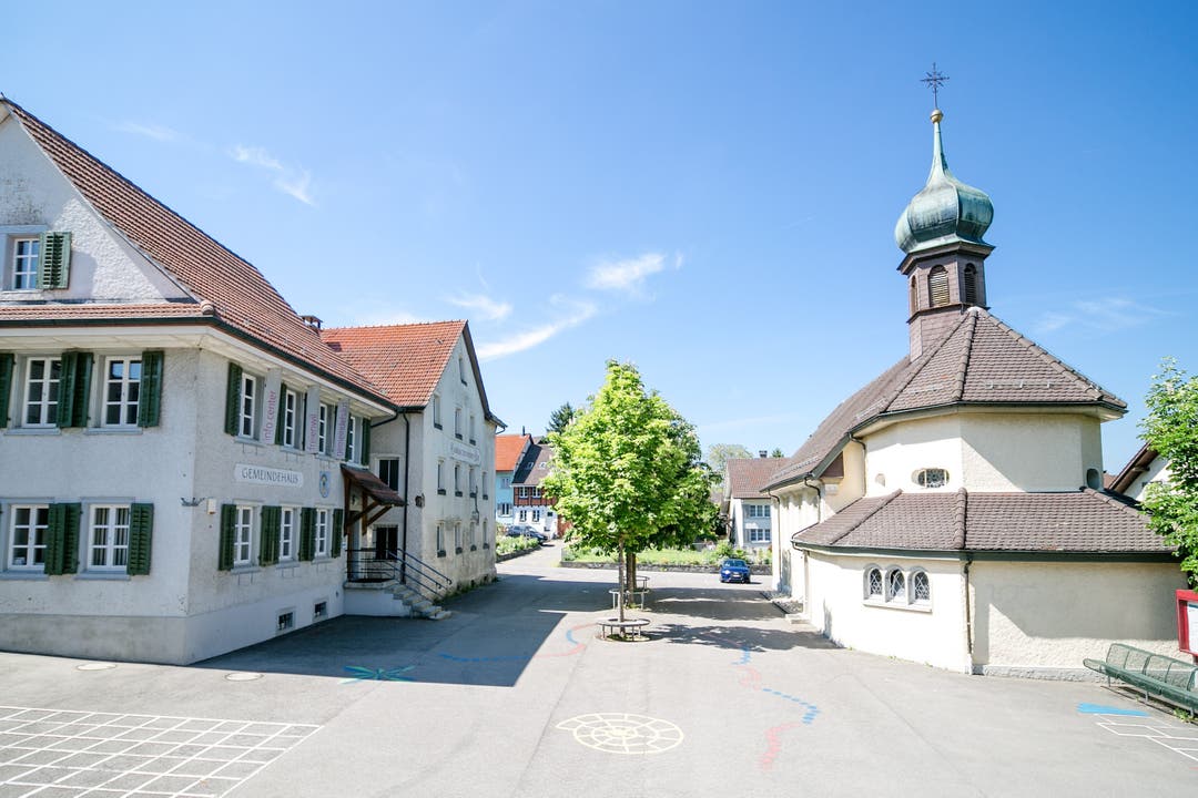 Das Dorfzentrum von Freienwil.