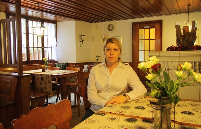 Viktoriya Furer freut sich auf ihre Gäste im «Jägerstübli».