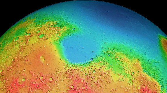 ETH-Forscher präsentiert neue Theorie zu ungleichen Mars-Halbkugeln