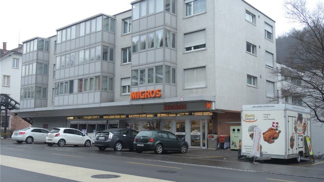 Im Migros-Supermarkt an der Mellingerstrasse in Baden eröffnet bald ein Voi-Laden. sga