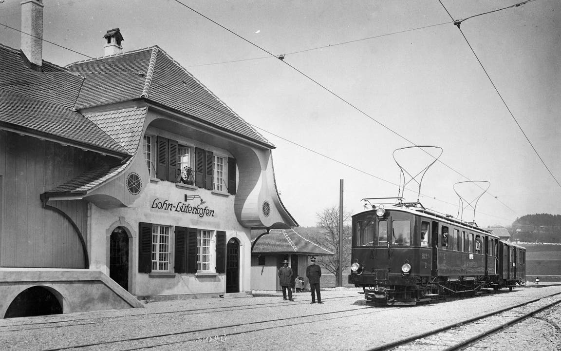 Jubiläum der «Elektrischen Bahn» zwischen Solothurn und Bern