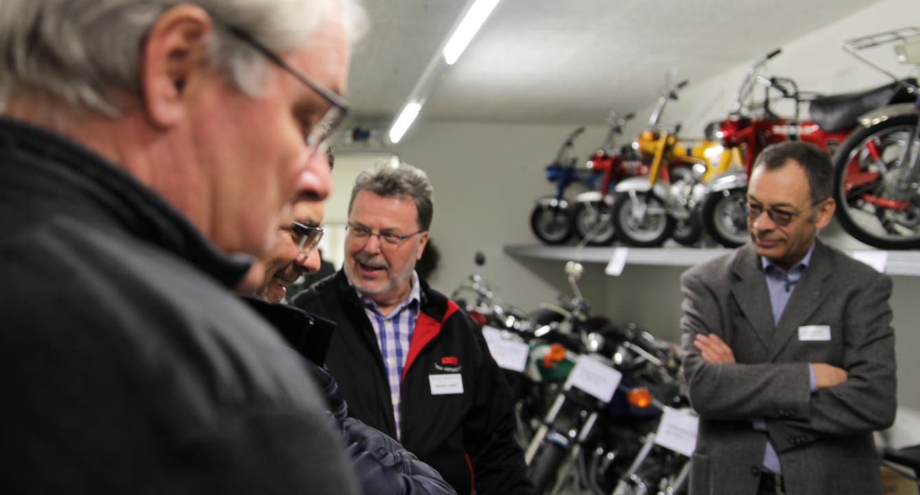 Seniorchef Werner Keller schwärmt von seinen Motorrädern