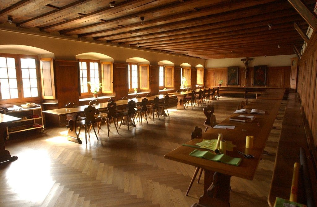 Das Refektorium, der frühere Speisesaal der Kapuziner.