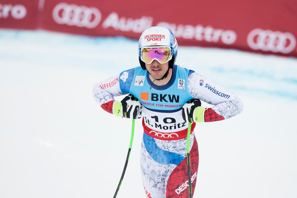 Carlo Janka ist im Super G der beste Schweizer (8. Platz).