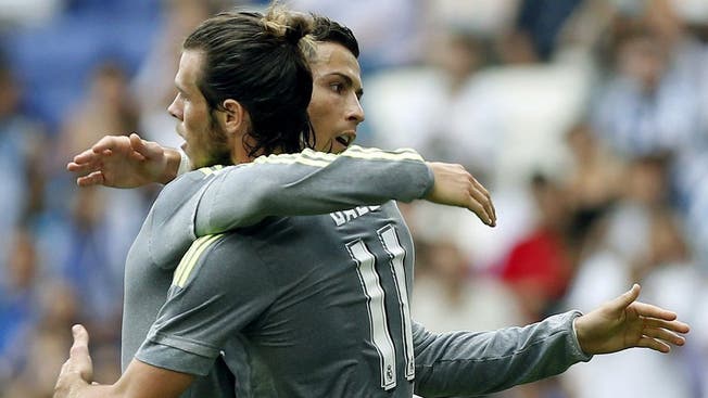 Die beiden teuersten Spieler der Königlichen Cristiano Ronaldo und Gareth Bale.
