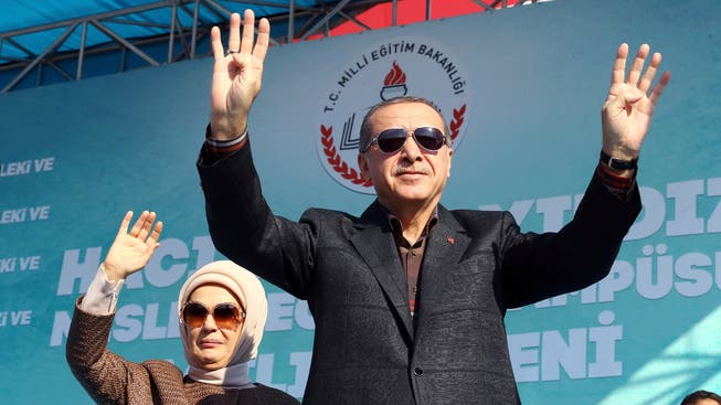 Was will der türkische Präsident Erdogan in Mossul? (Archivbild)