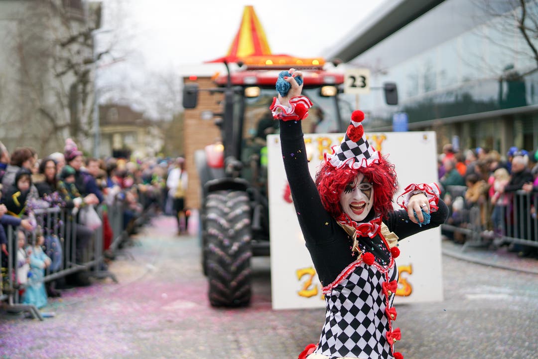 Fasnachtsumzug Brugg 2017 Hotzewälder Dintikon Crazy Circus