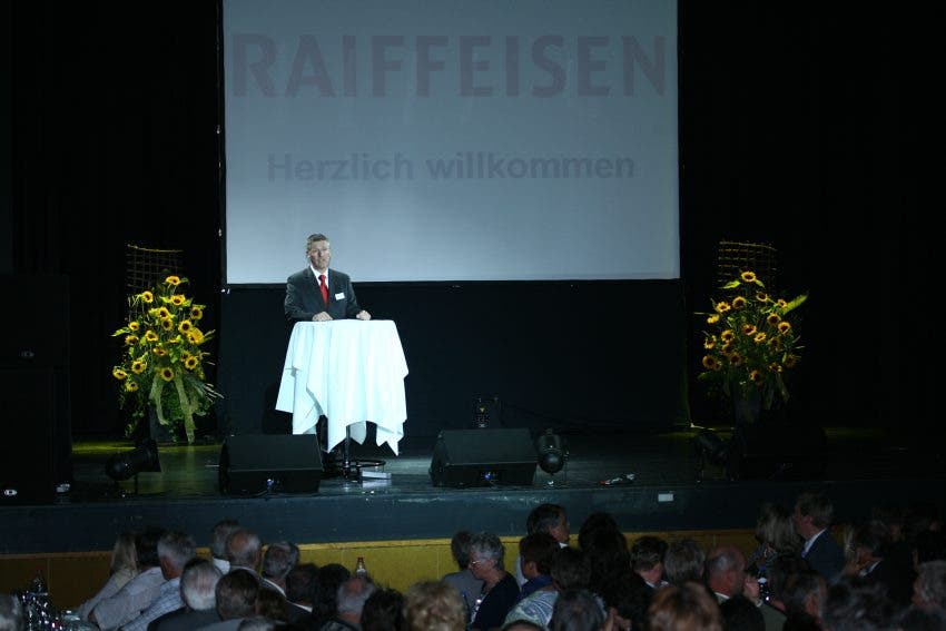 2007: Jubiläumsfeier 100 Jahre Solothurner Verband der Raiffeisenbanken.