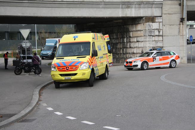 Der Unfall hat sich beim Schöngrünkreisel in Solothurn ereignet.