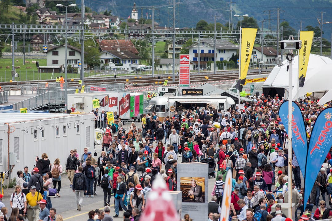 Volksfest zur Eröffnung des Gotthard-Basistunnels