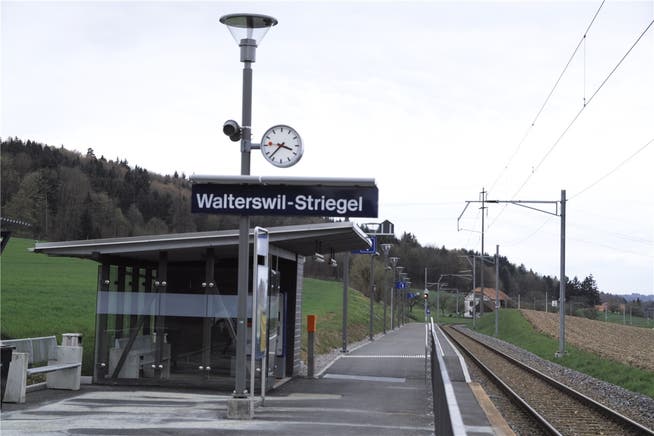 Der Bahnhof, von welchem die Walterswiler bisher mit den Tageskarten abfuhren.