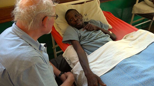 Pater Ernst Wildi ist letztes Jahr als Generaloberer der Missionsgesellschaft Betlehem noch einmal zurückgekehrt nach Sambia, ins Hospiz in Kalingalinga.