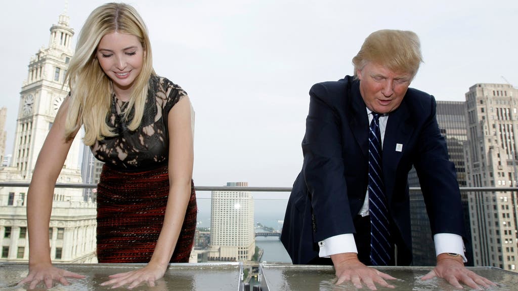 Trump war drei Mal verheiratet. Hier eröffnen Vater und Tochter Ivanka einen Trump-Tower (2008).