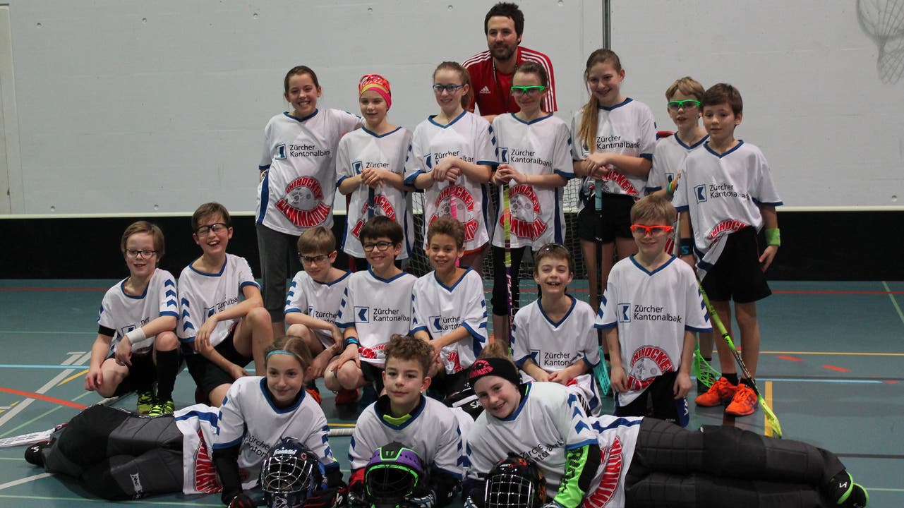 David Jansson zu Besuch bei den Junioren von Unihockey Limmattal