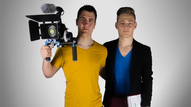 Sven (links) und Yannik Uhlmann betätigen sich in ihrer Freizeit unter dem Namen «Adelfy Pictures» als Filmemacher.