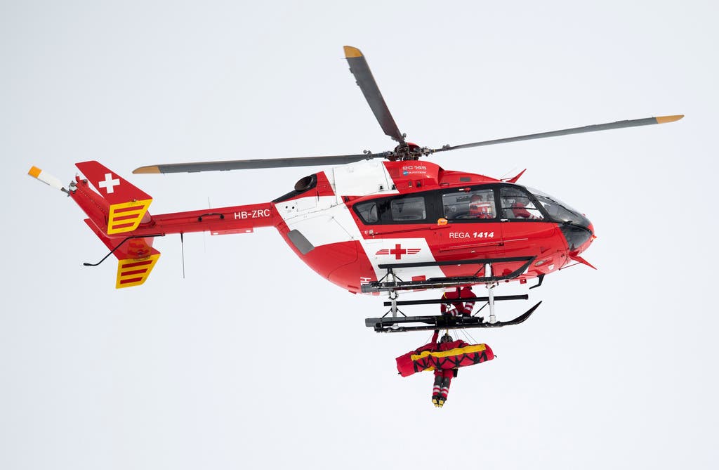 Die Österreicherin Mirjam Puchner musste nach einem Sturz mit dem Helikopter abtransportiert werden.