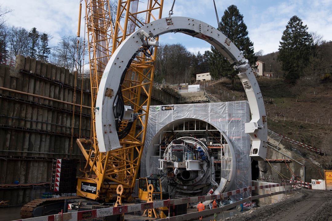 Der Durchbruch des Tunnels ist auf Ende Jahr geplant.
