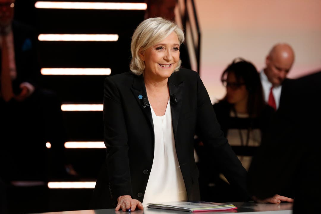 Trat weniger radikal auf als gewohnt: Marine Le Pen.