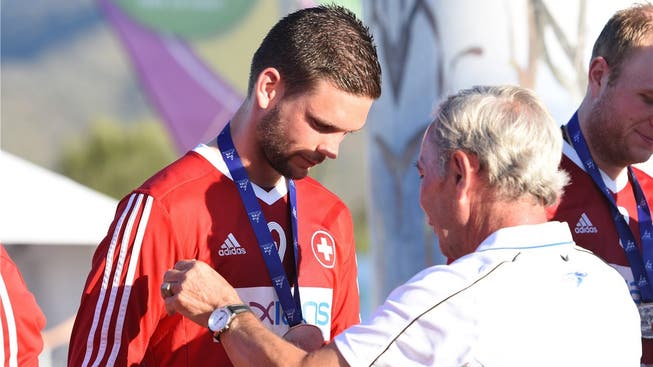 EM-Silber gewann er schon zuvor, hier erhielt der Neuendörfer Kevin Nützi auch seine erste WM-Medaille im Palmarès. Nun beendet er seine Nationalmannschaftskarriere.